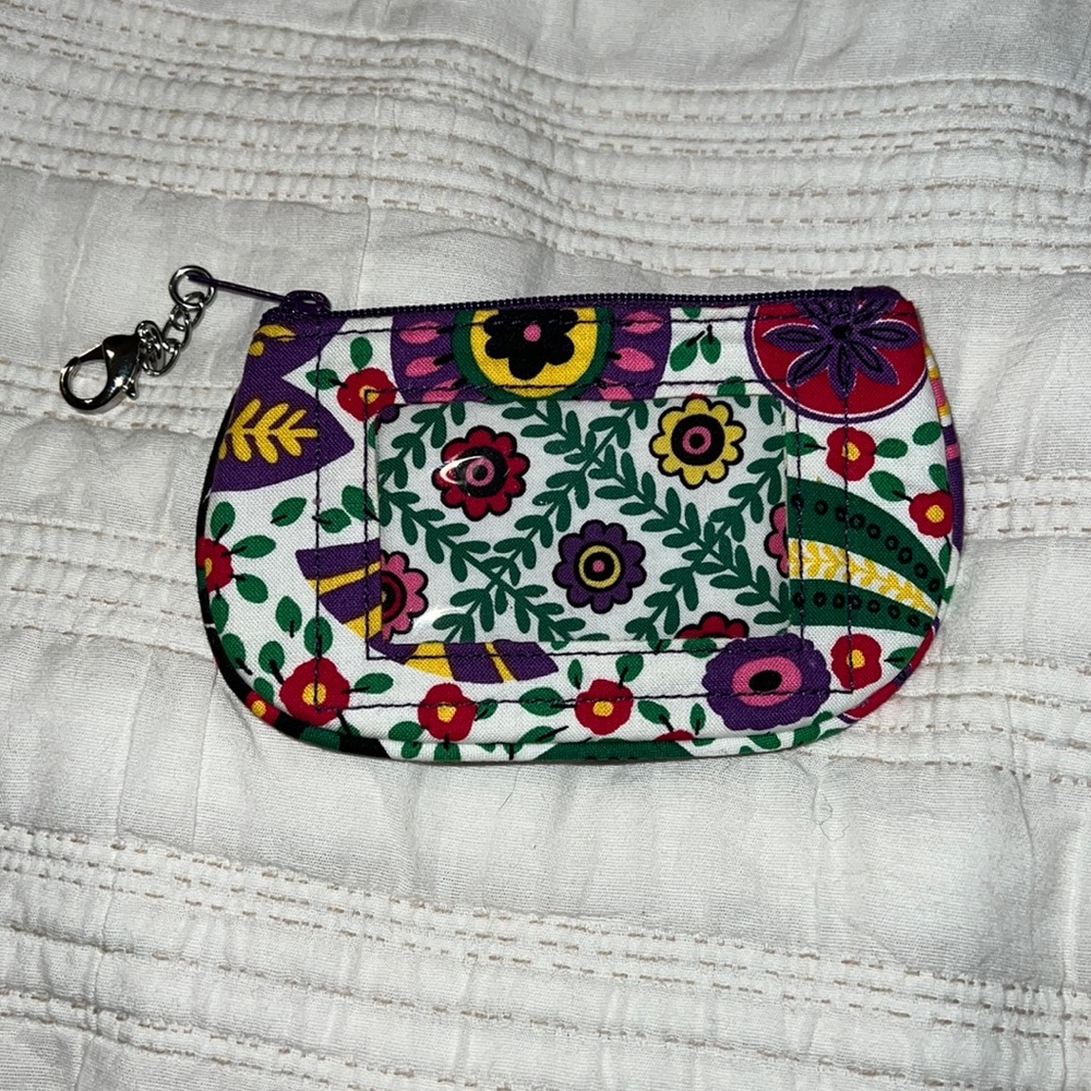 NWOT Vera Bradley zip ID Viva la Vera pattern
